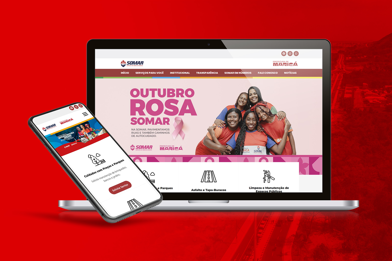 A SOMAR está ainda mais próxima da população de Maricá